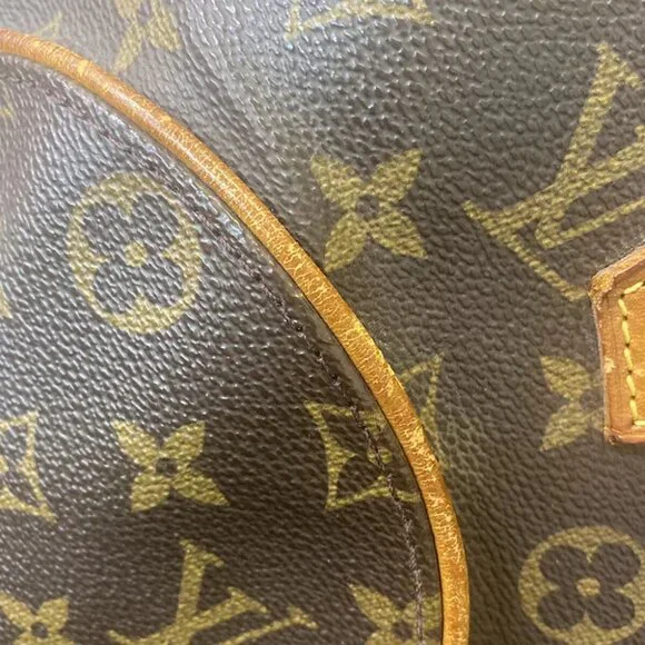 AUTHENTICITY GUARANTEED LOUIS VUITTON LV Logo Ellipse MM Hand Bag Monogram - Picture 8 of 16